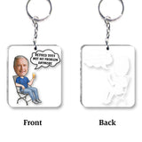 Not My Problem Anymore - Personalized Retired Keychain
