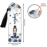 Just A Girl Who Loves Reading - Personalized Book Bookmark