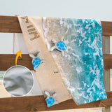 Into The Sea - Personalized Sea Lover Beach Towel
