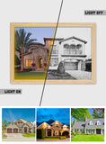 Our Home - Personalized Housewarming Light Photo Frame