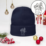 Custom Photo - Personalized Aunt Embroidered Beanie
