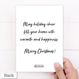 Photo Inserted Favorite Song Scannable QR Code - Personalized Family Greeting Card