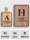 Engraved Wood Chopping Board - Personalized Cooking Cutting Board