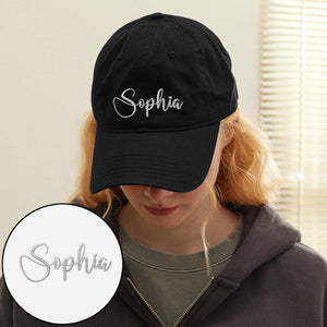 Custom Name - Personalized granddaughter Embroidered Classic Cap