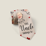 This Daddy Belongs To - Gift for dad, grandpa, uncle, brother, husband - Personalized Necktie