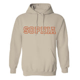 Custom Name - Personalized Bestie Embroidered Hoodie
