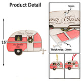 Happy Camper Merry Christmas - Personalized Camping Ornament