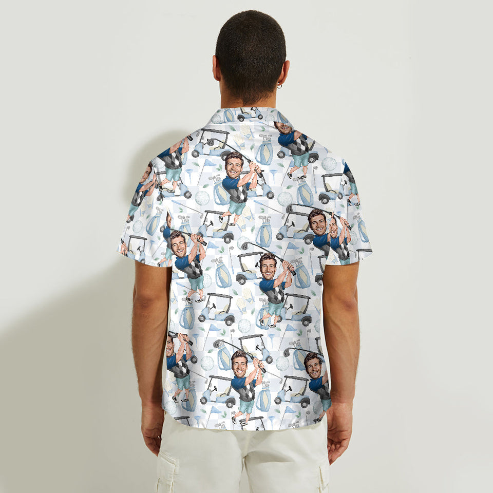 Photo Inserted Funny Golfer - The Best Gift For Dad, Uncle, Husband...