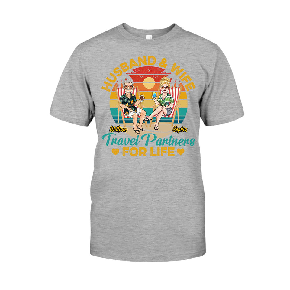 Travel Partners For Life - Personalized Travelling T-shirt & Hoodie