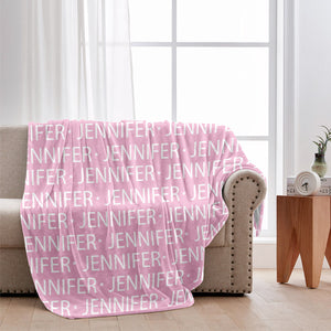 Custom Name Pattern - Personalized Daughter Blanket