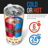 Dear Love Of My Life - Personalized Couple Tumbler