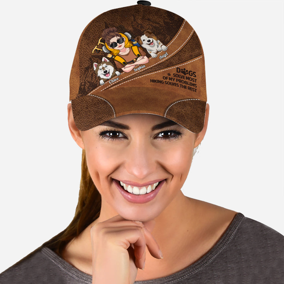 Hiking And Dogs - Personalized Hiking Classic Cap