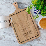 You & Me We Got This - Personalized Couple Cutting Board