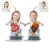 We Will Be Friends Until We Are Old And Senile - Gift for friend - Personalized Custom Shaking Head