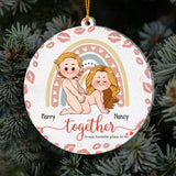 Together Is Our Favorite Place To Be - Personalized Couple Ornament