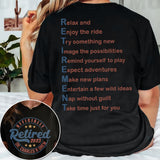 Relax And Enjoy The Ride Retired T-shirt and Hoodie