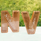 Letter Piggy Bank - Personalized Kid Wooden Piggy Bank