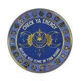 Check Your Energy - Witch Shaped Doormat