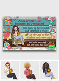 Love Crochet - Crocheting gift for mom, girlfriend, wife, grandma - Personalized Canvas And Poster