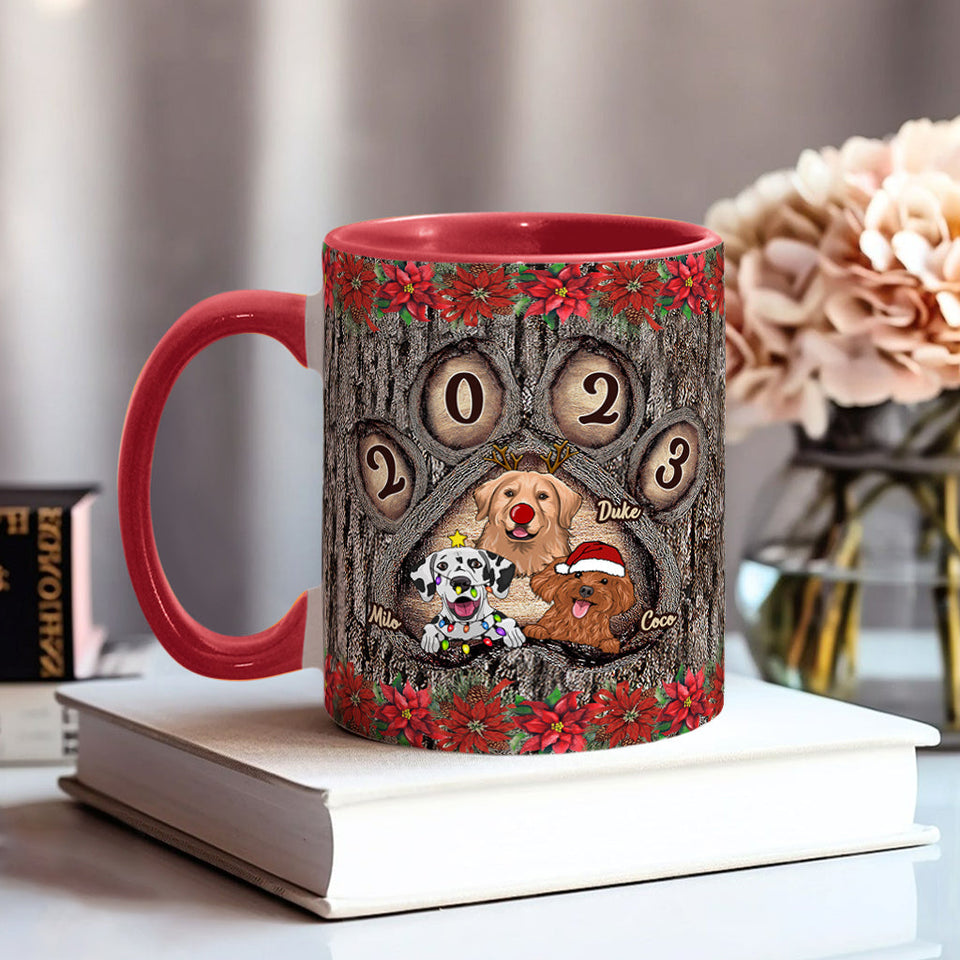 Dog Mom - Personalized Dog Accent Mug