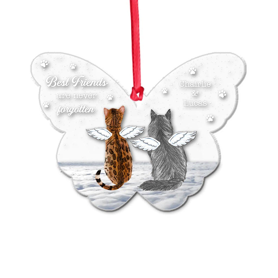 Best Friends Are Never Forgotten - Personalized Dog Ornament