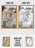 Love Family - Personalized Family Light Photo Frame