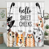 I Saw That - Personalized Dog Shower Curtain