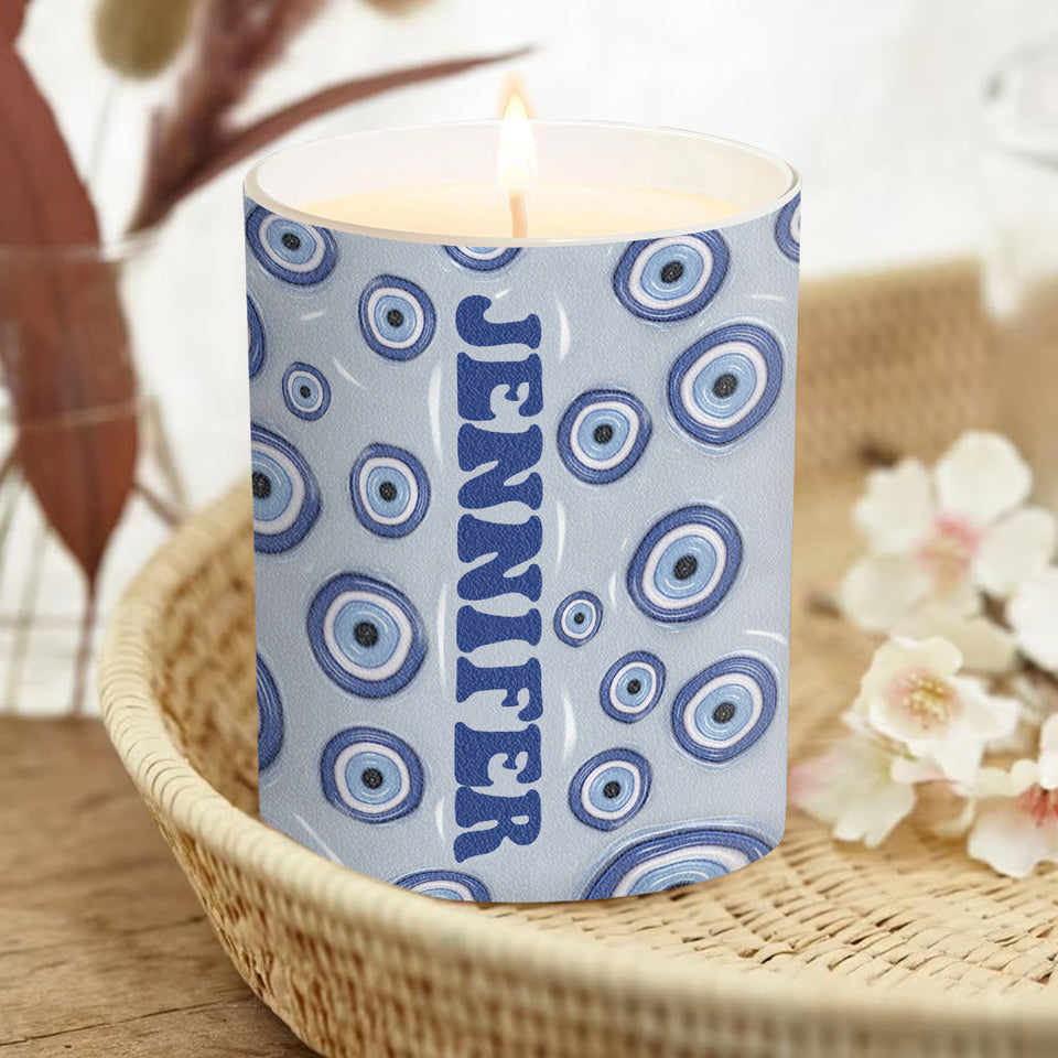 Check Ya Energy - Personalized Witch Candle With Wooden Lid