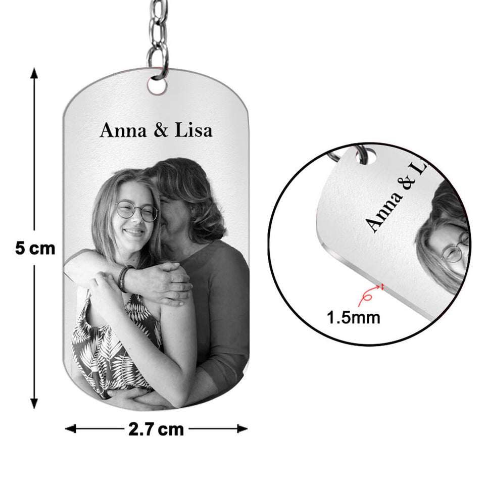 Little Reminder - Personalized Daughter Stainless Steel Keychain