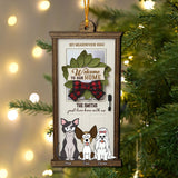 Welcome To Our Home - Personalized Dog Ornament