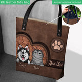 Dog Cat Personalized Cap - Gift for dog lovers, dog lover, cat lover - Personalized Tote Bag