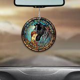 Just A Girl Who Loves Horses - Personalized Horse One-sided Car Ornament