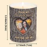 You're My Favorite Aunt - Gift for Aunt - Personalized Candle With Wooden Lid