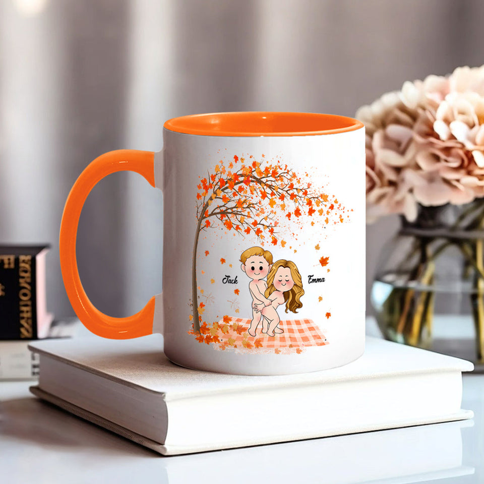 Excellent Would Bang Again - Personalized Couple Accent Mug