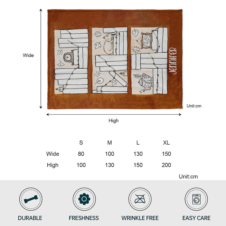 Four Seasons Reading Tracker - Personalized Book Blanket