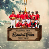 Baseball Christmas - Personalized Baseball Ornament
