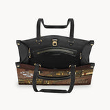 Library - Personalized Librarian Leather Handbag