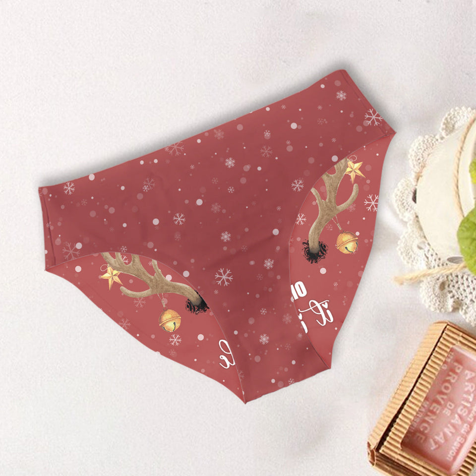 Oh what fun it is to ride - Personalized Couple Women Briefs & Men Boxer Briefs