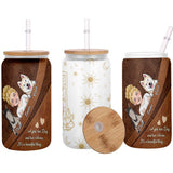 What A Beautiful Thing - Personalized Horse Can Glass