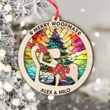 All I Want For Christmas Is You - Gift for dog lovers - Personalized 2 Layered Piece Ornament