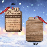 Favorite Adventure - Personalized Travelling Ornament