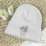 Custom Photo - Personalized Aunt Embroidered Beanie