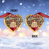 Just A Girl Who Loves Book - Personalized Book Ornament