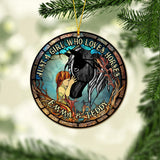 Just A Girl Who Loves Horses - Personalized Horse One-sided Ornament