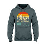 I Love Peeing Outside - Personalized Hiking T-shirt & Hoodie