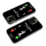 Sorry I Missed Your Call I Was On The Other Line - Personalized Fishing Clear Phone Case