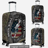 Fish Reaper - Personalized Fishing Luggage Cover