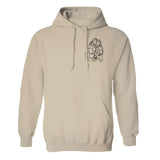 Custom Line Art - Personalized Sibling Embroidered Hoodie