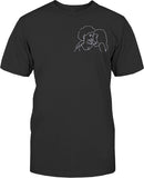 Custom Line Art - Personalized Grandma Embroidered T-shirt