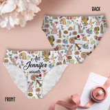 All I Want For Christmas - Personalized Couple Women Briefs & Men Boxer Briefs